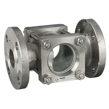 Sight glass device Type: 1687 Stainless steel Flange Class 150